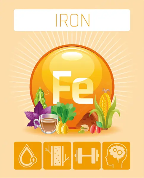 Iron Fe Mineral Vitamin Supplement